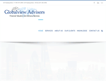 Tablet Screenshot of globalviewadvisors.com